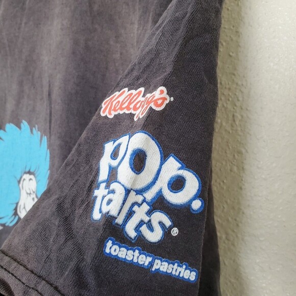 Cat in the Hat T Shirt L Mens Vintage Pop Tarts Movie Promo Front And Back Prnt - Picture 5 of 13